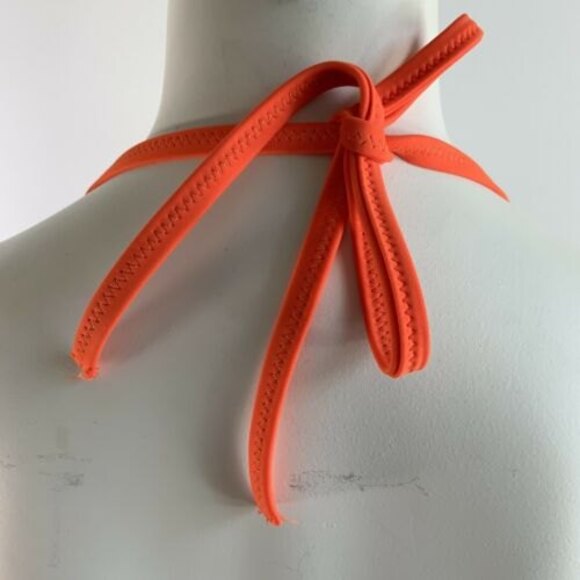 Victoria’s Secret Color-block Banded Hottie Halter Swim Top 36C - Picture 9 of 11